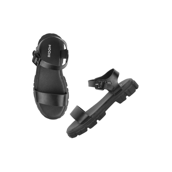 Mochi Girls Black Casual Sandals (SKU: 57-126-11-34)