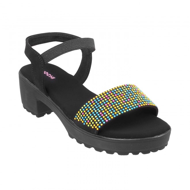 Mochi Girls Multi-Color Casual Sandals