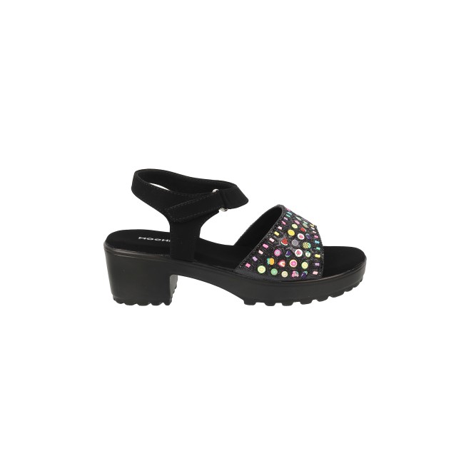 Mochi Girls Black Casual Sandals (SKU: 57-60-11-32)