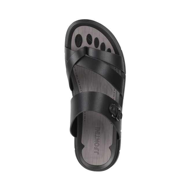 Mochi Men Black Casual Slippers (SKU: 60-1-11-40)