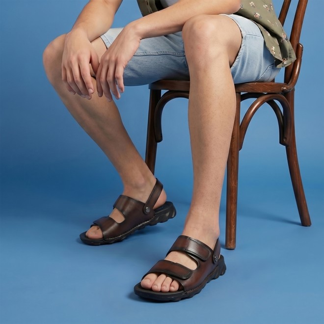 J.Fontini Men Brown Casual Slippers (SKU: 60-101-12-40)