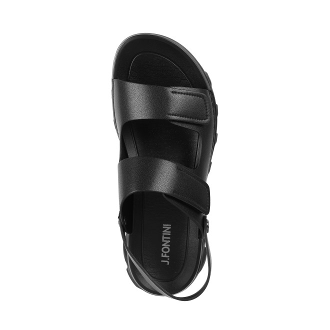 Mochi Men Black Casual Sandals (SKU: 60-101-11-40)