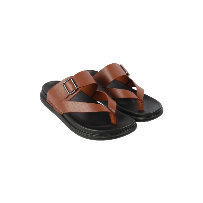 Mochi Men Tan Casual Slippers (SKU: 60-102-23-40)