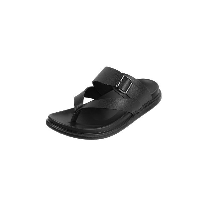 Mochi Men Black Casual Slippers (SKU: 60-102-11-40)