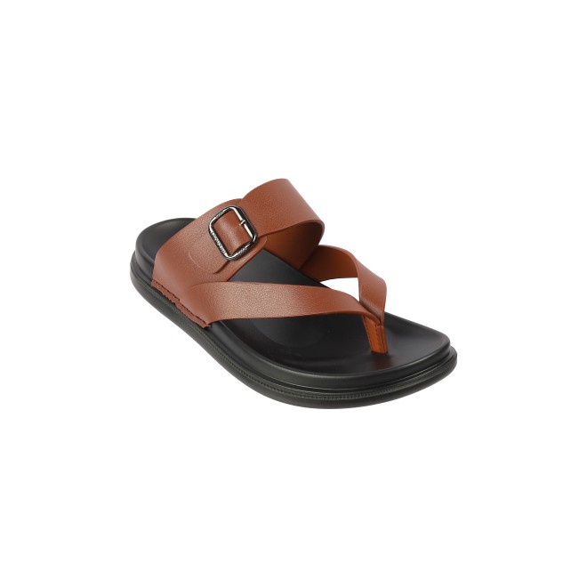 Mochi Men Tan Casual Slippers (SKU: 60-102-23-40)