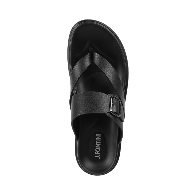 Mochi Men Black Casual Slippers (SKU: 60-102-11-40)