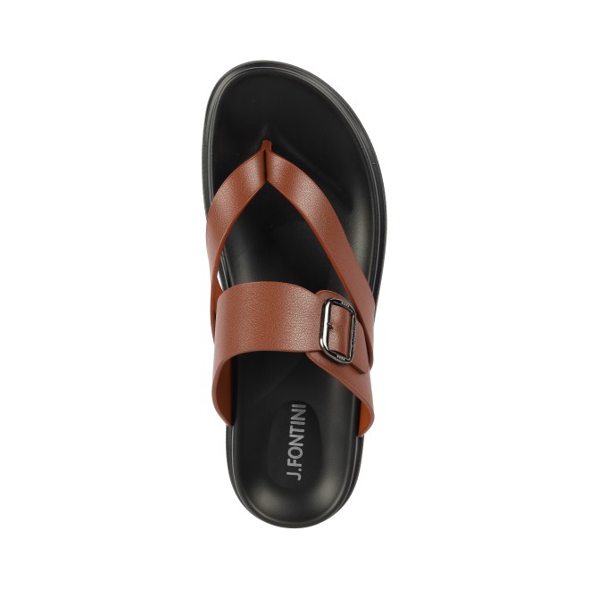 Mochi Men Tan Casual Slippers (SKU: 60-102-23-40)