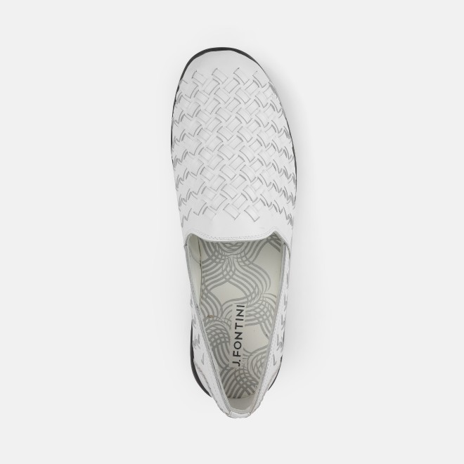 J.Fontini Men White Ethnic Jutis (SKU: 60-113-16-41)
