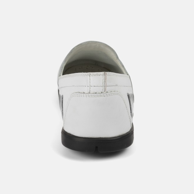J.Fontini Men White Ethnic Jutis (SKU: 60-114-16-44)