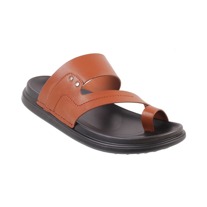 Mochi Men Tan Casual Slippers (SKU: 60-1152-23-40)