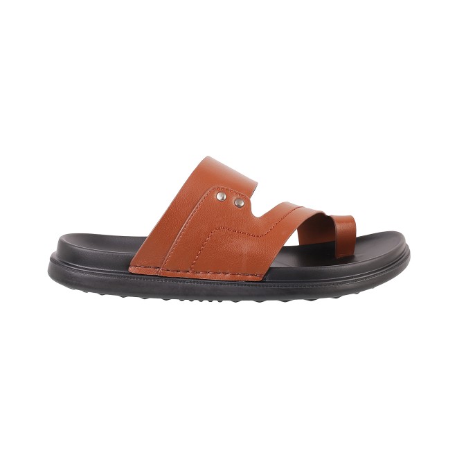 Mochi Men Tan Casual Slippers (SKU: 60-1152-23-40)