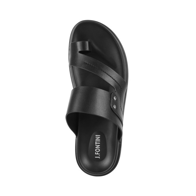 Mochi Men Black Casual Slippers (SKU: 60-1152-11-40)