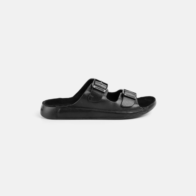 J.Fontini Men Black Casual Slippers (SKU: 60-118-11-40) J.Fontini Men Black Casual Slippers (SKU: 60-118-11-40)