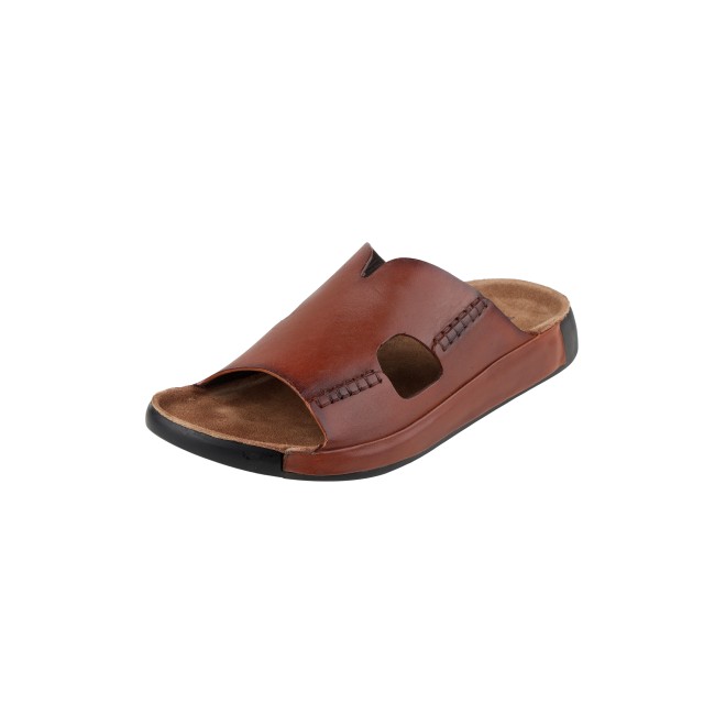 J.Fontini Men Tan Casual Slippers (SKU: 60-123-23-40)