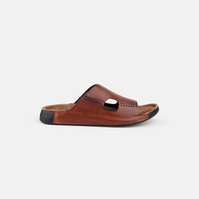 J.Fontini Men Tan Casual Slippers (SKU: 60-123-23-40)