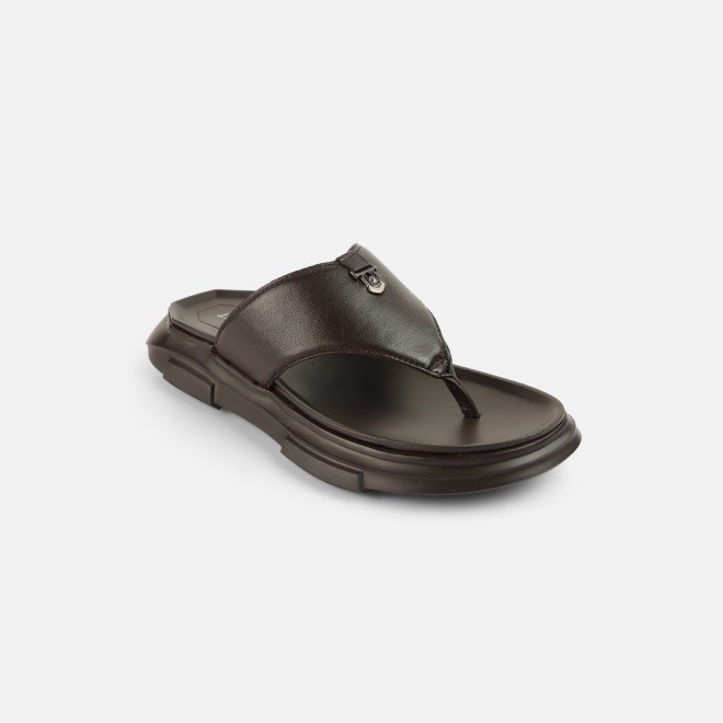 J.Fontini Men Brown Casual Slippers (SKU: 60-124-12-40)
