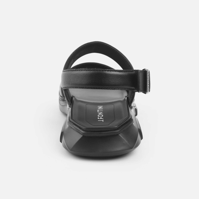 J.Fontini Men Black Casual Sandals (SKU: 60-125-11-40)
