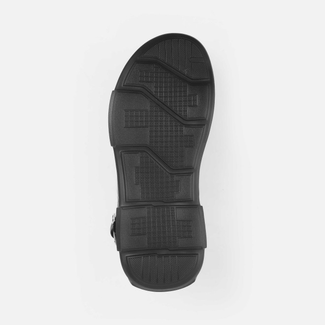 J.Fontini Men Black Casual Sandals (SKU: 60-125-11-40)