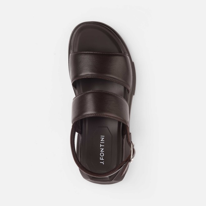 J.Fontini Men Brown Casual Sandals (SKU: 60-125-12-40)