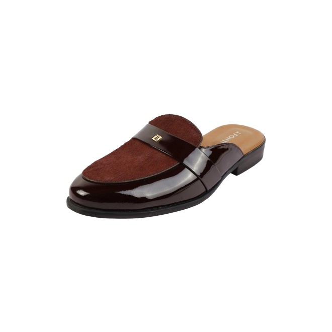 J.Fontini Men Wine Ethnic Slip Ons (SKU: 60-138-58-43)