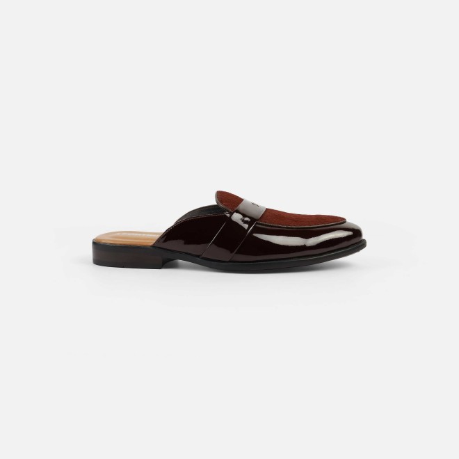 J.Fontini Men Wine Ethnic Slip Ons (SKU: 60-138-58-43)