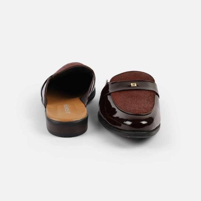 J.Fontini Men Wine Ethnic Slip Ons (SKU: 60-138-58-43)