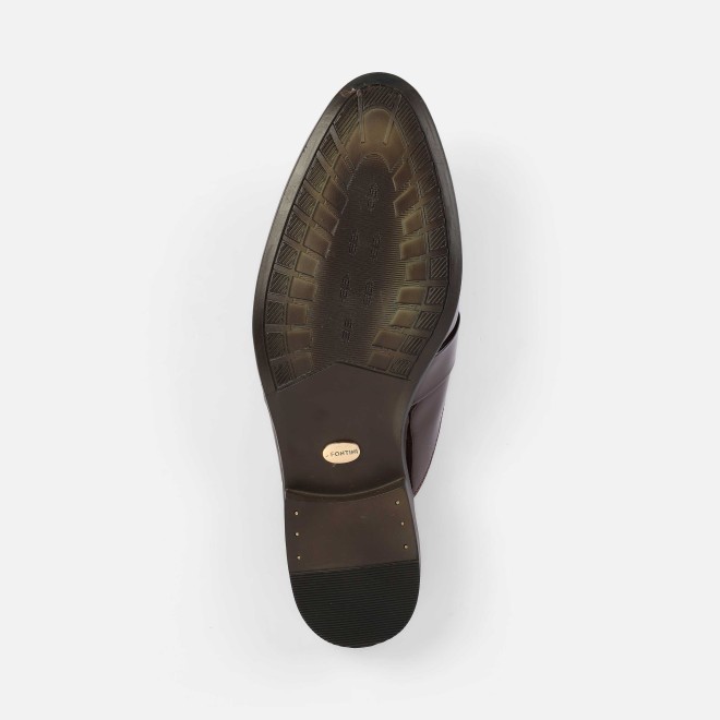 J.Fontini Men Wine Ethnic Slip Ons (SKU: 60-138-58-43)
