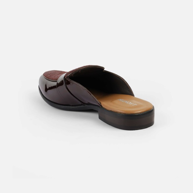 J.Fontini Men Wine Ethnic Slip Ons (SKU: 60-138-58-43)