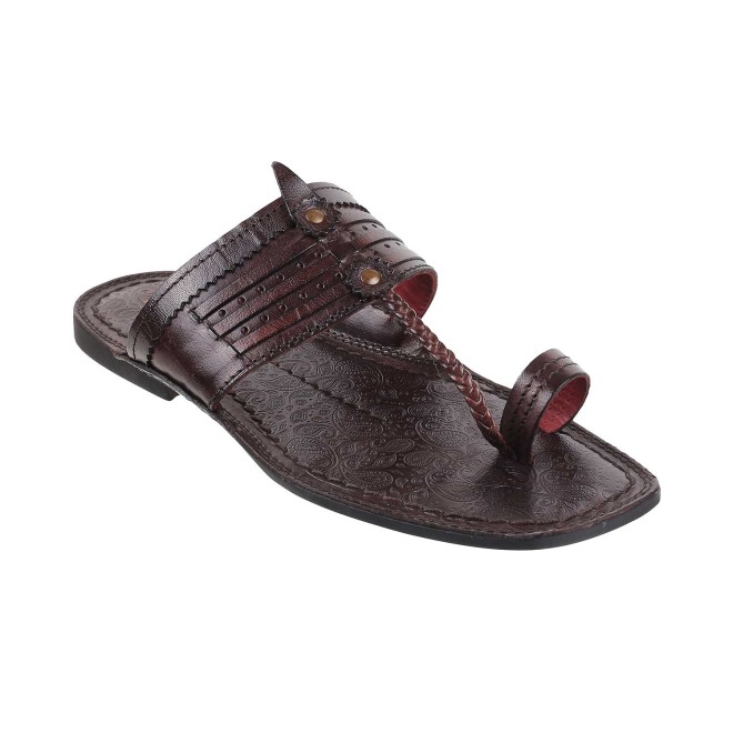 Mochi Men Wine Ethnic Kolhapuris (SKU: 60-1422-58-41)