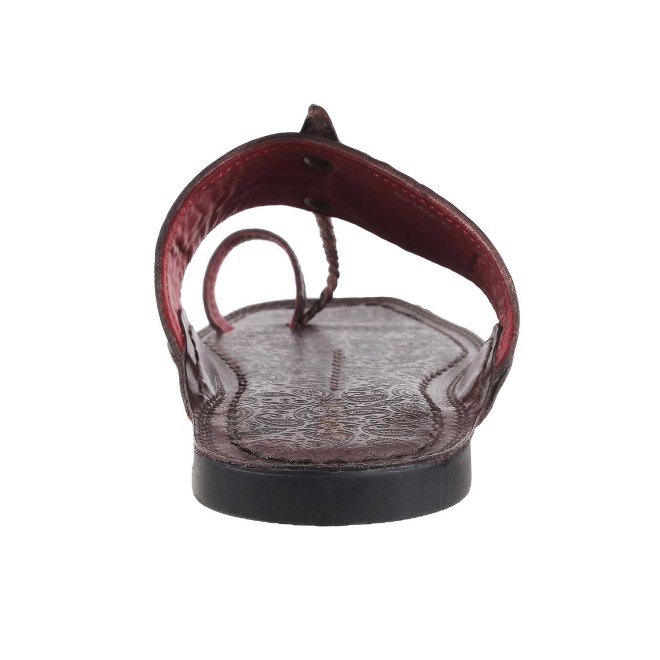 Mochi Men Wine Ethnic Kolhapuris (SKU: 60-1422-58-41)