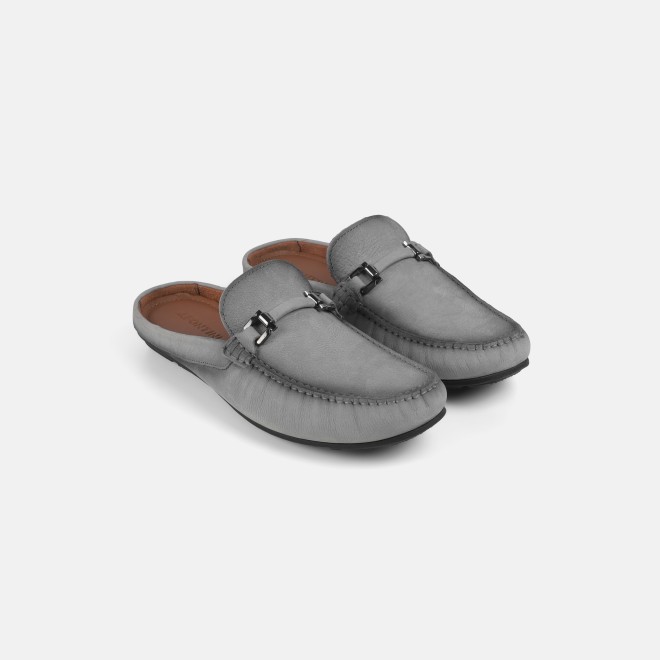 J.Fontini Men Grey Casual Slip Ons (SKU: 60-147-68-40)
