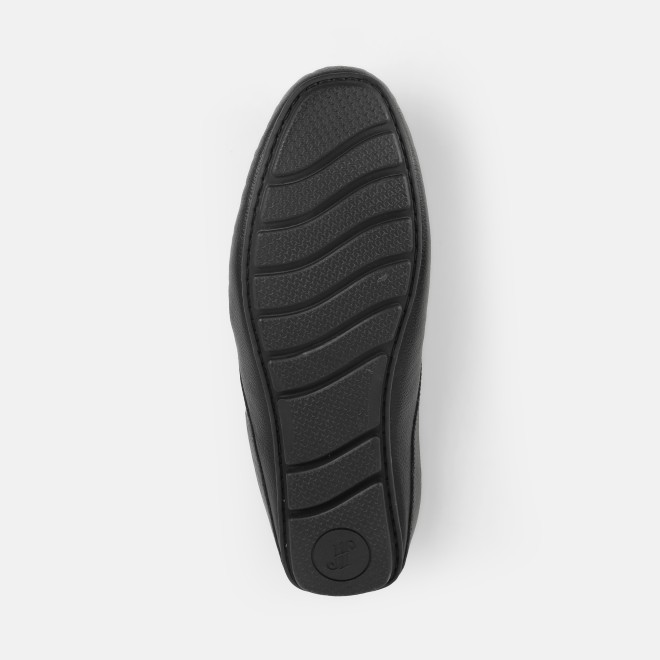 J.Fontini Men Black Casual Slip Ons (SKU: 60-147-11-40)