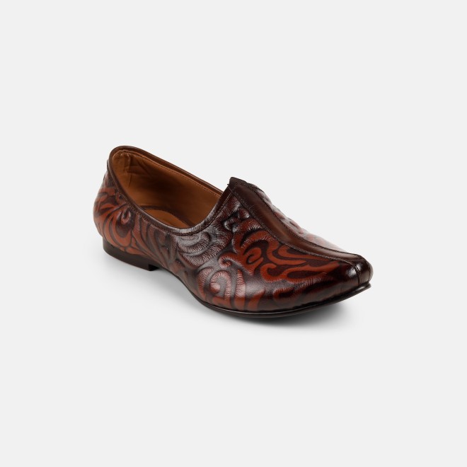 J.Fontini Men Tan Ethnic Jutis