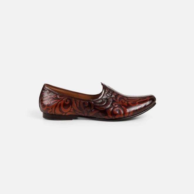 J.Fontini Men Tan Ethnic Jutis (SKU: 60-166-23-39)