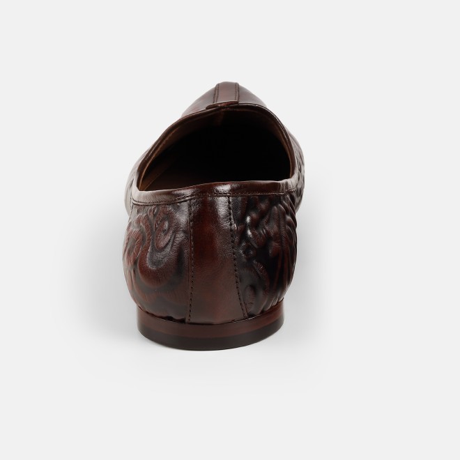 J.Fontini Men Brown Ethnic Jutis (SKU: 60-166-12-41)