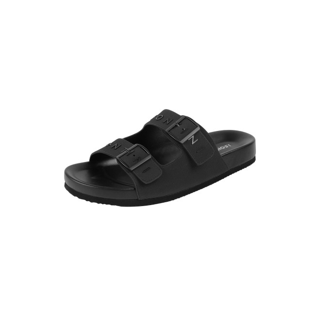 J.Fontini Men Black Casual Slippers (SKU: 60-182-11-44)