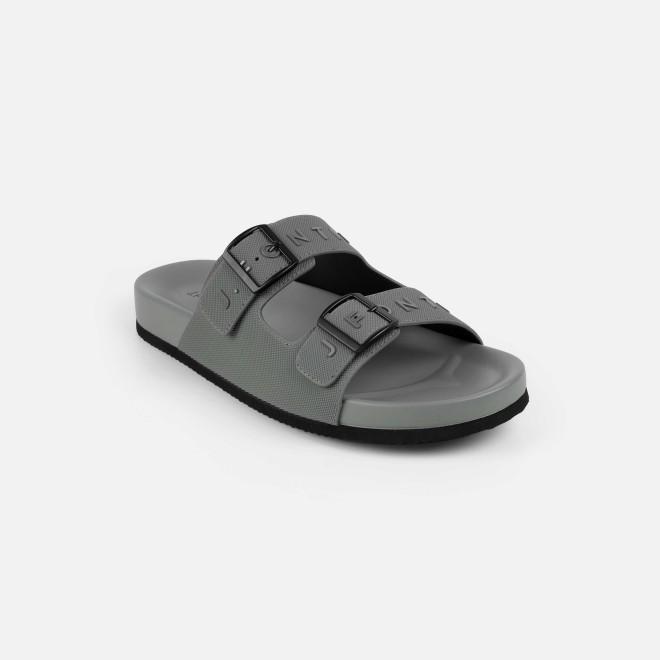 J.Fontini Men Grey Casual Slippers (SKU: 60-182-14-43)