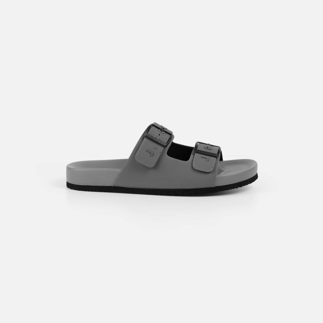 J.Fontini Men Grey Casual Slippers (SKU: 60-182-14-43)