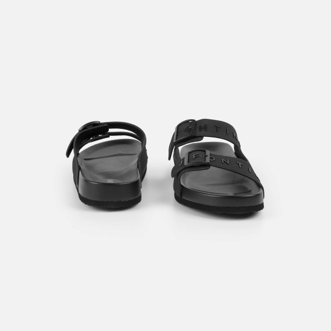 J.Fontini Men Black Casual Slippers (SKU: 60-182-11-44)