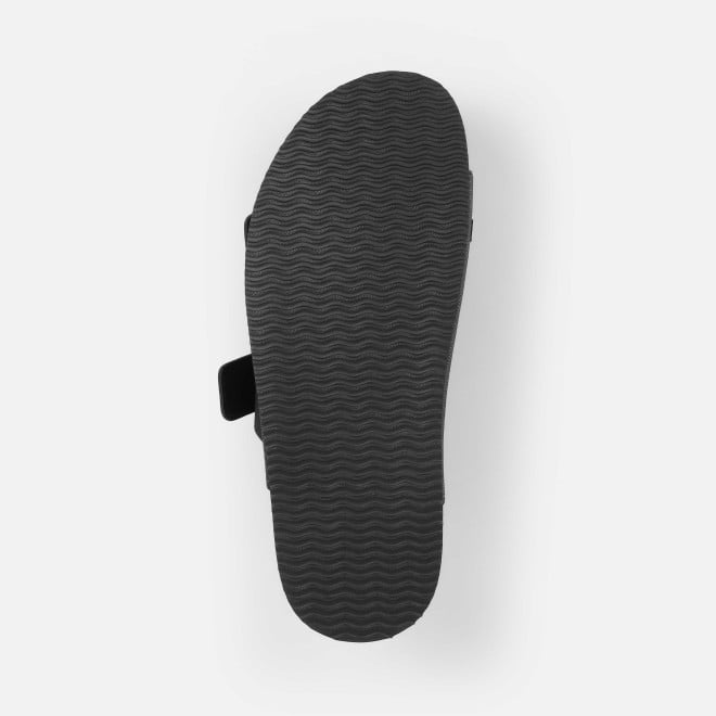 J.Fontini Men Black Casual Slippers (SKU: 60-182-11-44)