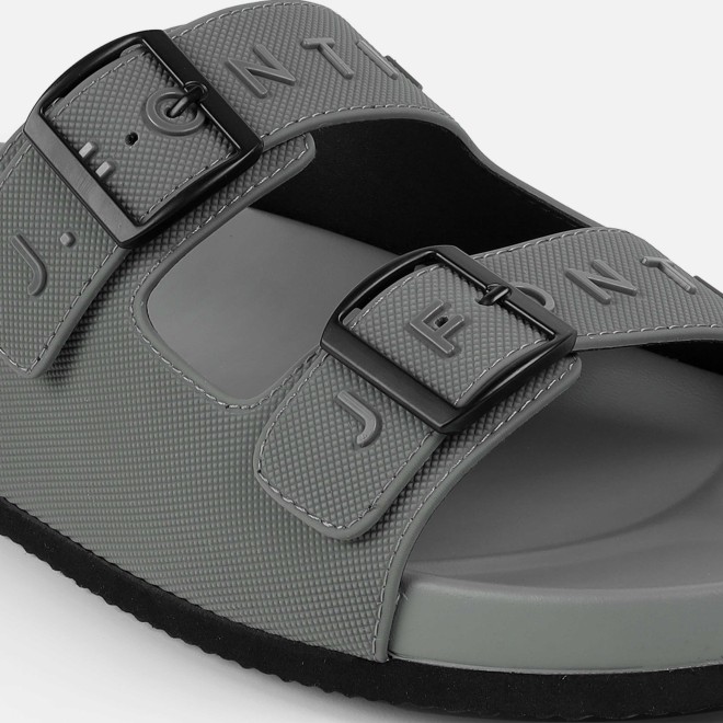 J.Fontini Men Grey Casual Slippers (SKU: 60-182-14-43)
