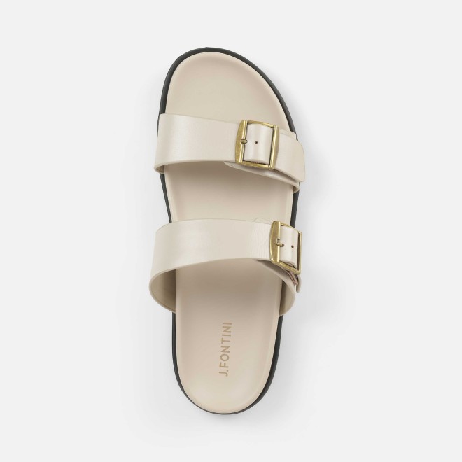 J.Fontini Men Beige Casual Slippers (SKU: 60-183-20-41)