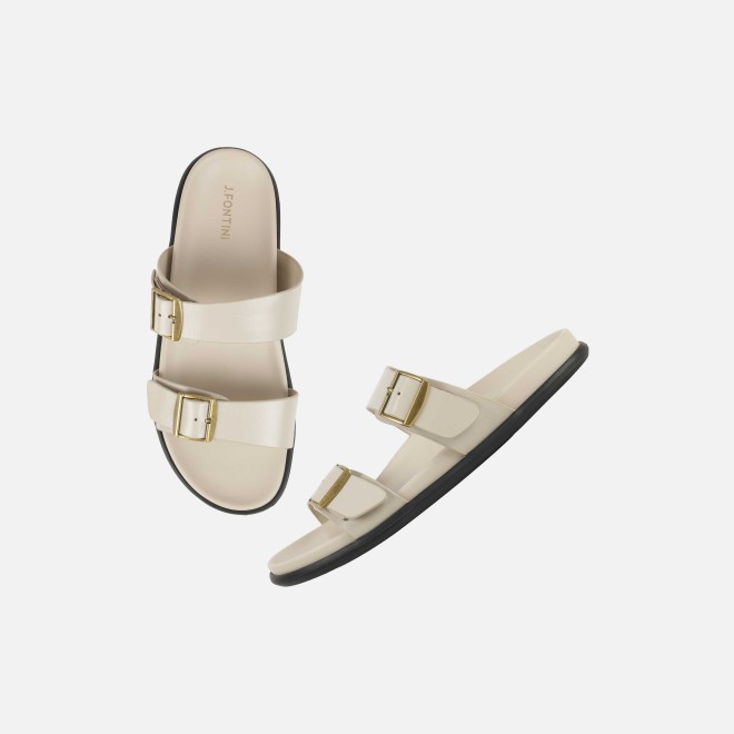 J.Fontini Men Beige Casual Slippers (SKU: 60-183-20-41)