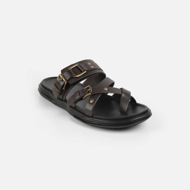 J.Fontini Men Coffee Casual Slippers (SKU: 60-184-55-45)