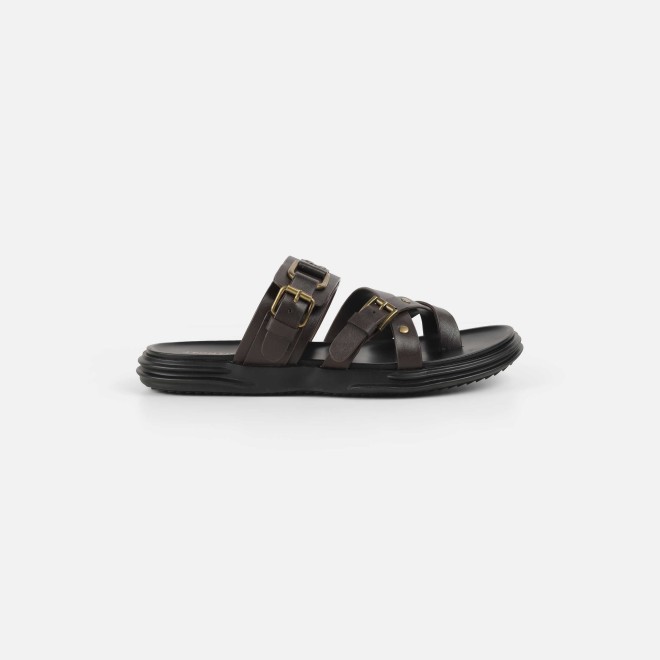 J.Fontini Men Coffee Casual Slippers (SKU: 60-184-55-45)
