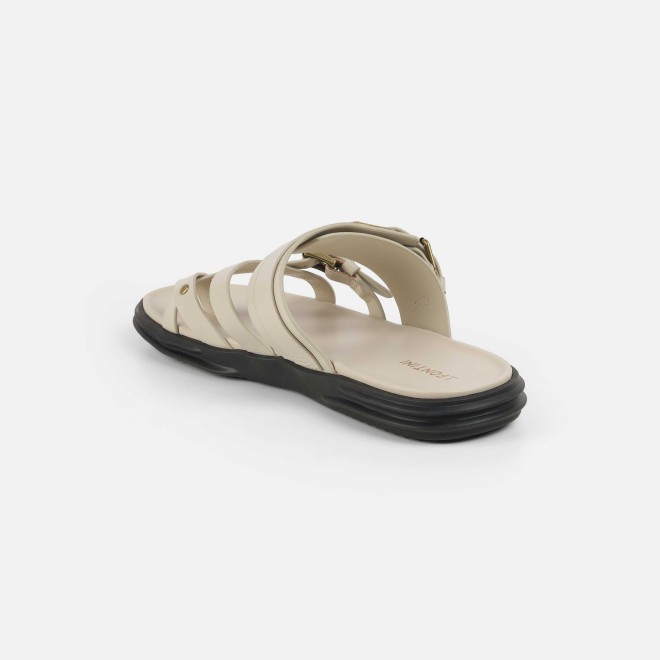 J.Fontini Men Beige Casual Slippers (SKU: 60-184-20-41)