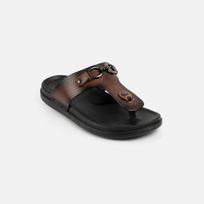 J.Fontini Men Brown Casual Slippers (SKU: 60-188-12-40)