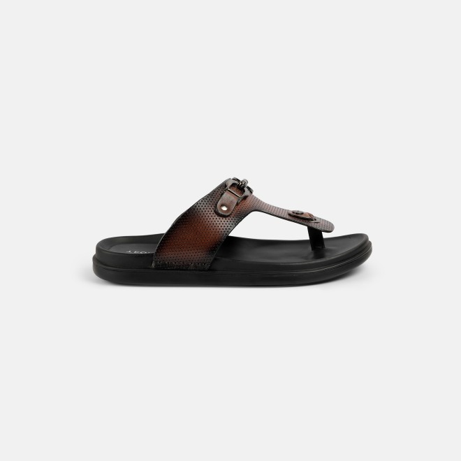 J.Fontini Men Brown Casual Slippers (SKU: 60-188-12-40)