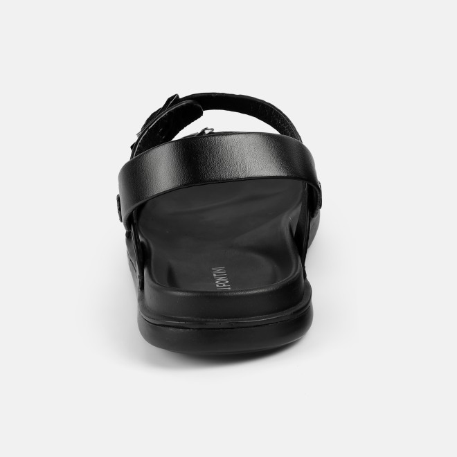J.Fontini Men Black Casual Sandals (SKU: 60-189-11-40)