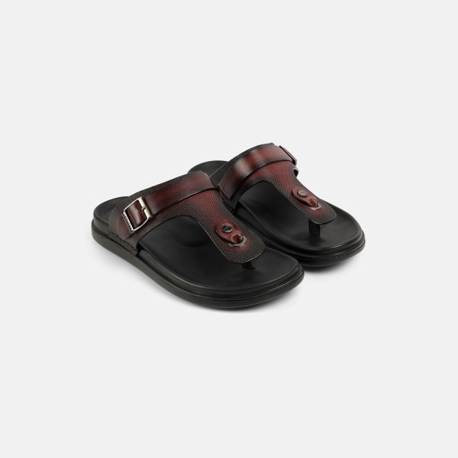 J.Fontini Men Wine Casual Slippers (SKU: 60-190-58-40)